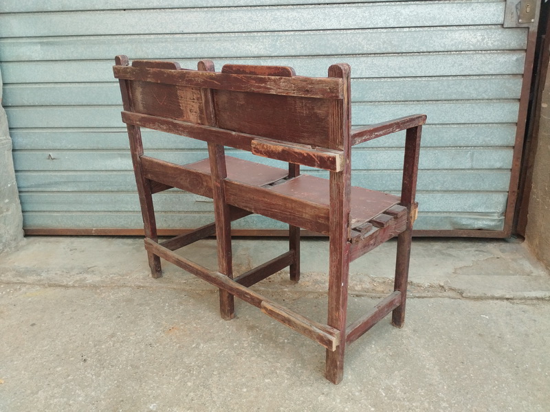 banco bancada teatro cine madera 45-85x96x45 2u